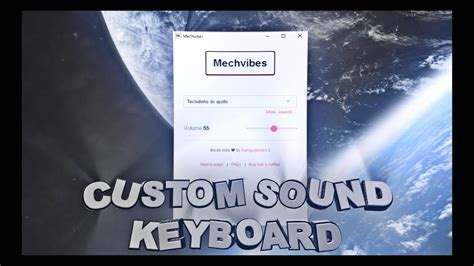 Its a side project that I made for myself since when I use my own. . Mechvibes keyboard sound download